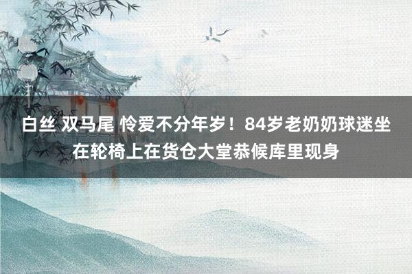 白丝 双马尾 怜爱不分年岁！84岁老奶奶球迷坐在轮椅上在货仓大堂恭候库里现身