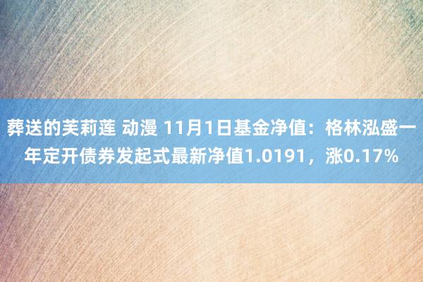 葬送的芙莉莲 动漫 11月1日基金净值：格林泓盛一年定开债券发起式最新净值1.0191，涨0.17%