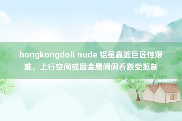 hongkongdoll nude 铝虽靠近巨匠性艰难，上行空间或因金属阛阓看跌受扼制