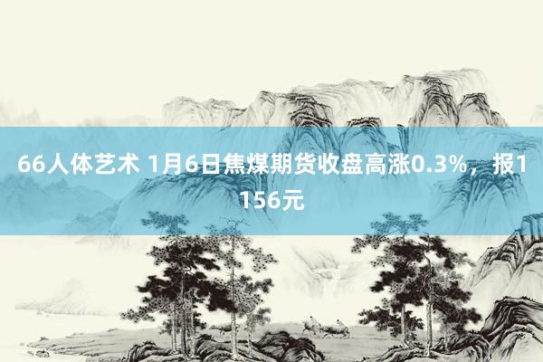 66人体艺术 1月6日焦煤期货收盘高涨0.3%，报1156元