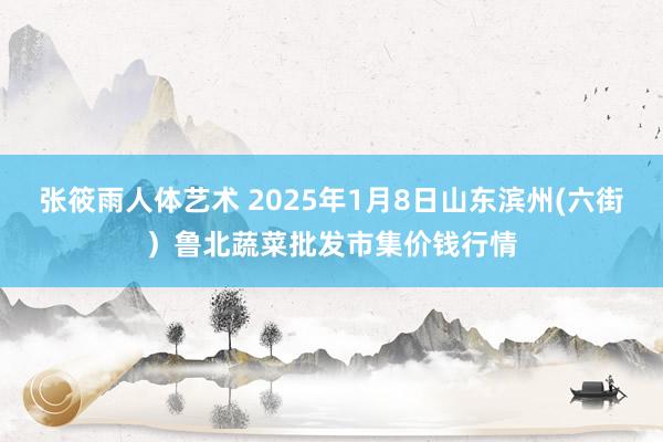 张筱雨人体艺术 2025年1月8日山东滨州(六街）鲁北蔬菜批发市集价钱行情