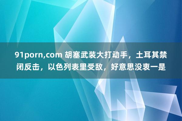 91porn，com 胡塞武装大打动手，土耳其禁闭反击，以色列表里受敌，好意思没衷一是